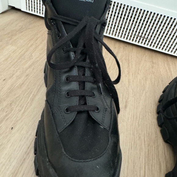 Prada Men's Platform/Combat Boots Size 11 100% Authentic - Picture 7 of 8